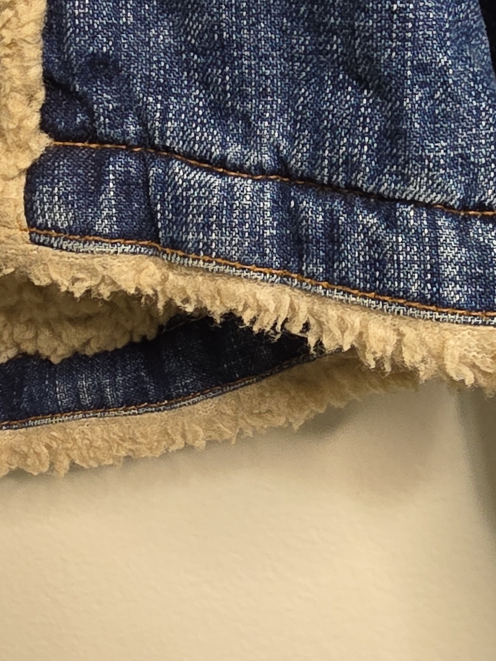 Wrangler Women's Sherpa Lined Jean Jacket Western Size M - Picture 4 of 9